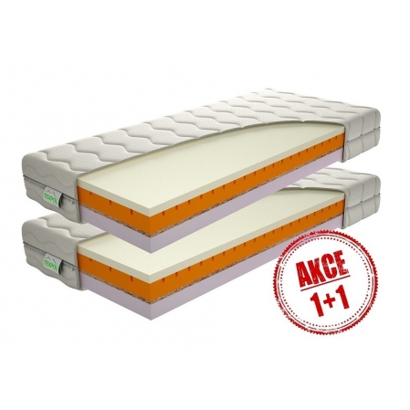 Texpol Matrace LEA 1+1 200 x 80 cm Aloe Vera Silver
